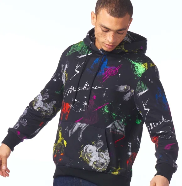 Moschino® x The Wizard of Oz™ All Over Print HoodieLarge
